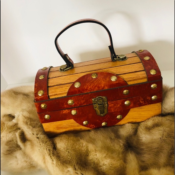 MR. R Vintage Made in Japan 1970's Wood  BOHO - Picture 2 of 7